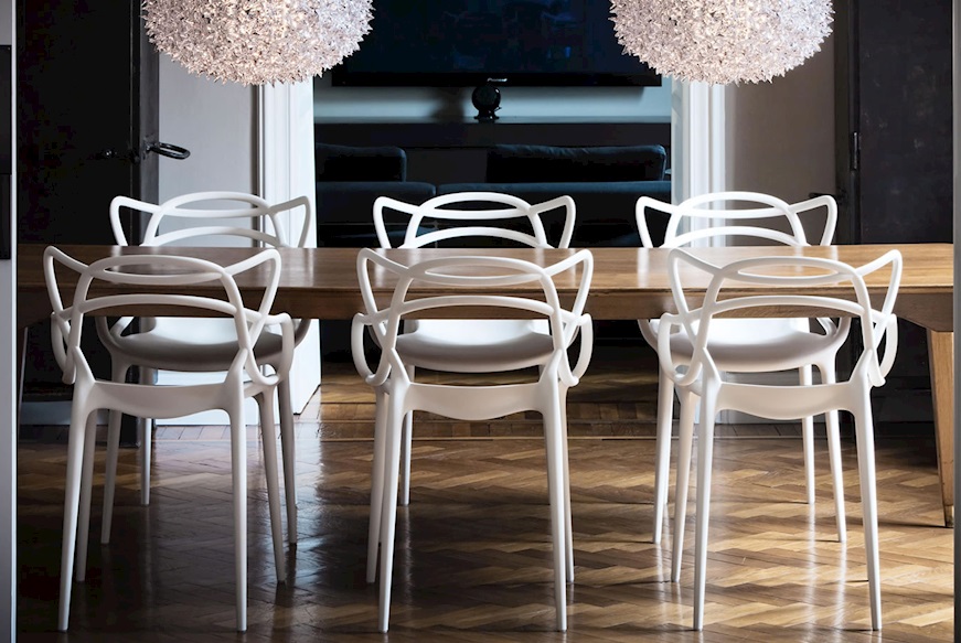 Set di 2 sedie Masters bianche Kartell