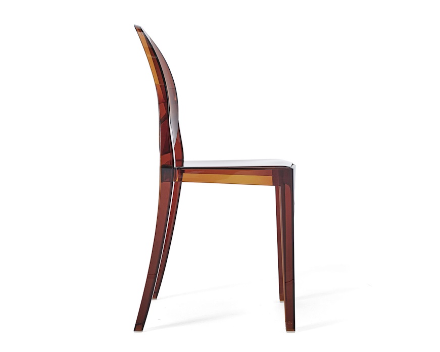 Set di 2 sedie Victoria Ghost ambra Kartell