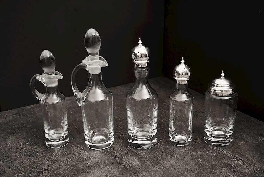 Oval Menagere silver 752 grammi Zanolli Vintage