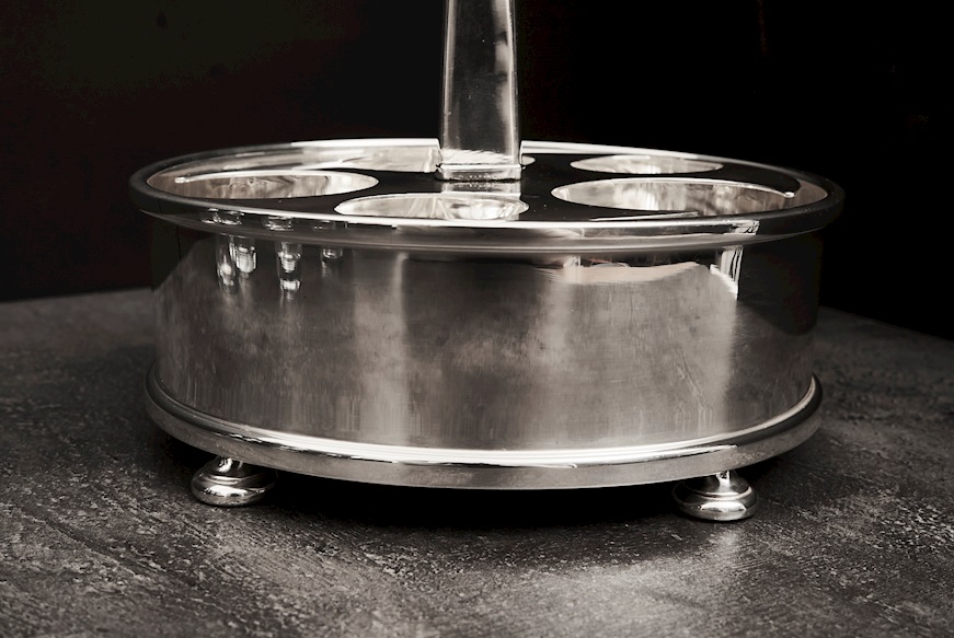 Oval Menagere silver 752 grammi Zanolli Vintage