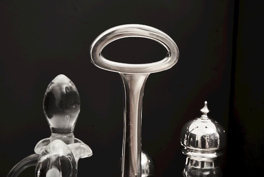 Oval Menagere silver 752 grammi Zanolli Vintage