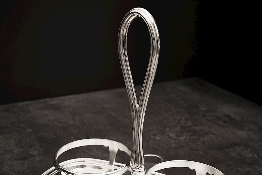 Oil cruet silver 366 grammi Zanolli Vintage