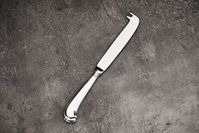 Soft cheese knife silver 20 grammi Zanolli Vintage