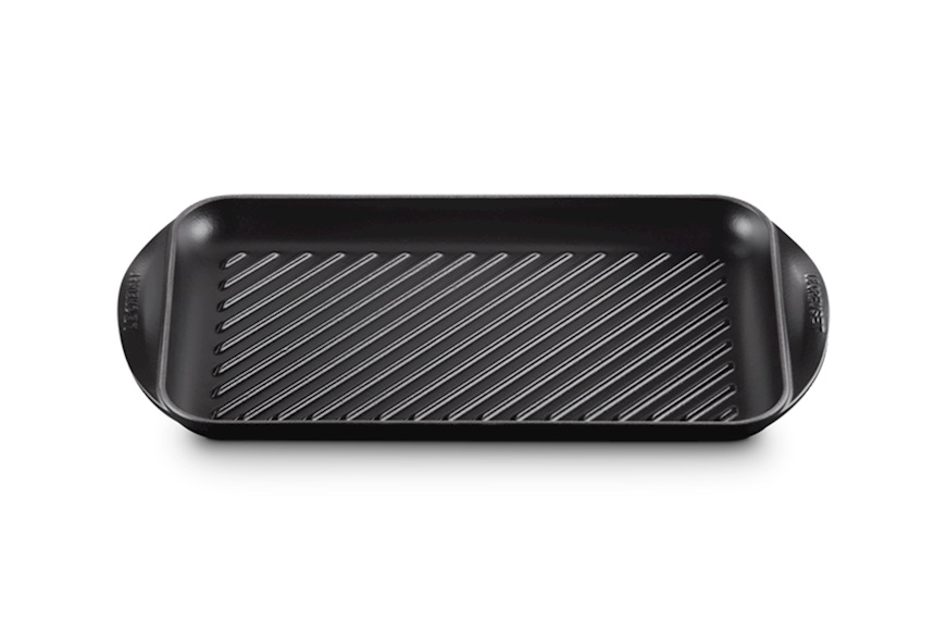 Grill rettangolare Classic ghisa nero Le Creuset