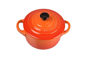 Mini cocotte gres arancio Le Creuset
