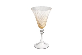Bicchiere acqua Rialto vetro di Murano Balloton Oro Nasonmoretti