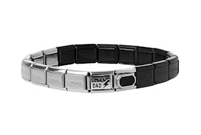 Bracciale Composable acciaio bicolore Superdad Nomination