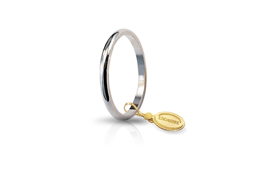 Wedding ring Francesina gold 750‰ white gold Unoaerre