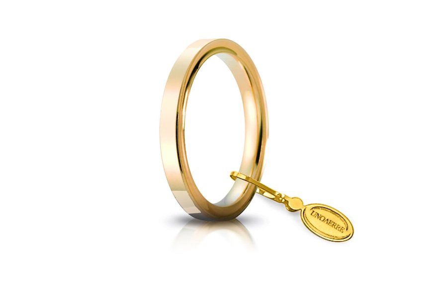 Wedding ring Cerchio di Luce gold 750‰ Unoaerre