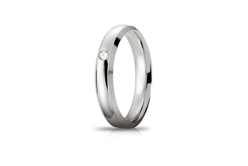 Fede Orion oro 750‰ con diamante Unoaerre