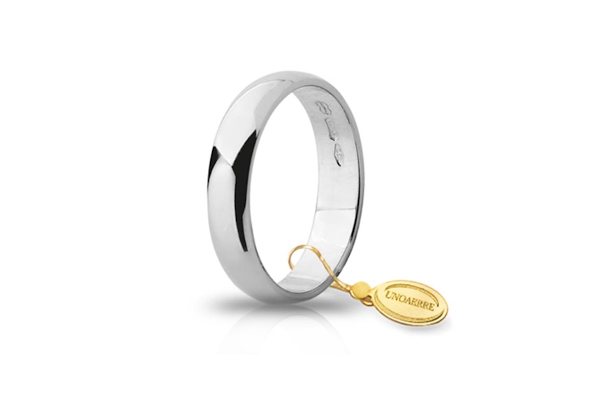 Fede Larga oro 750‰ oro bianco Unoaerre