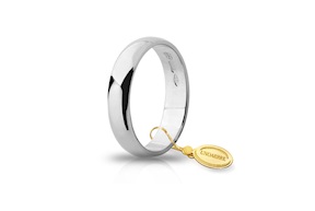Fede Larga oro 750‰ oro bianco Unoaerre