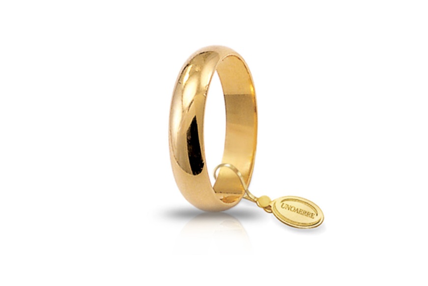 Fede Larga oro 750‰ oro giallo Unoaerre