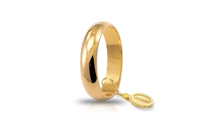 Fede Larga oro 750‰ oro giallo Unoaerre