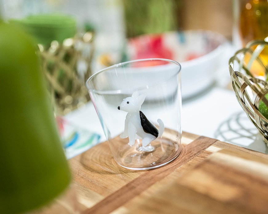 Tumbler glass Dogs Bull Terrier Ichendorf