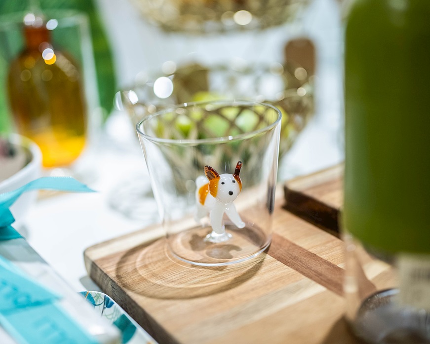 Bicchiere tumbler Dogs French Bulldog Ichendorf