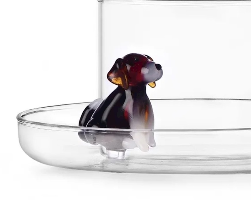 Tea cup with saucer Dogs English Foxhound Ichendorf