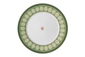 Dinner plate Signum Fern porcelain Swarovski x Rosenthal