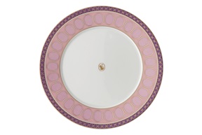 Dinner plate Signum Rose porcelain Swarovski x Rosenthal