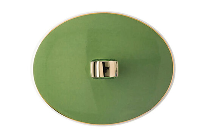 Zuccheriera Signum Fern porcellana Swarovski x Rosenthal
