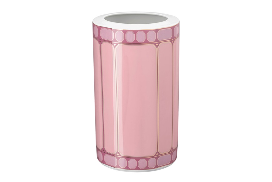 Vaso Signum Rose porcellana Swarovski x Rosenthal