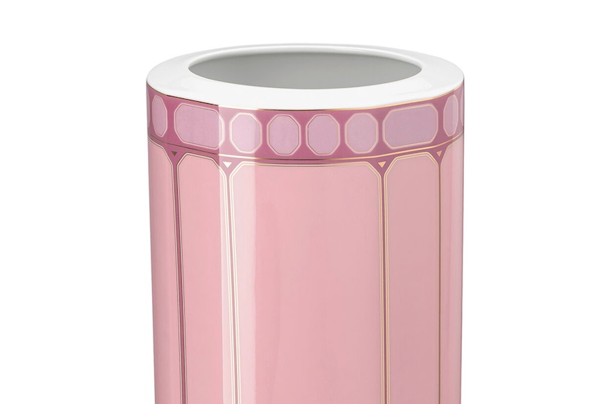 Vaso Signum Rose porcellana Swarovski x Rosenthal