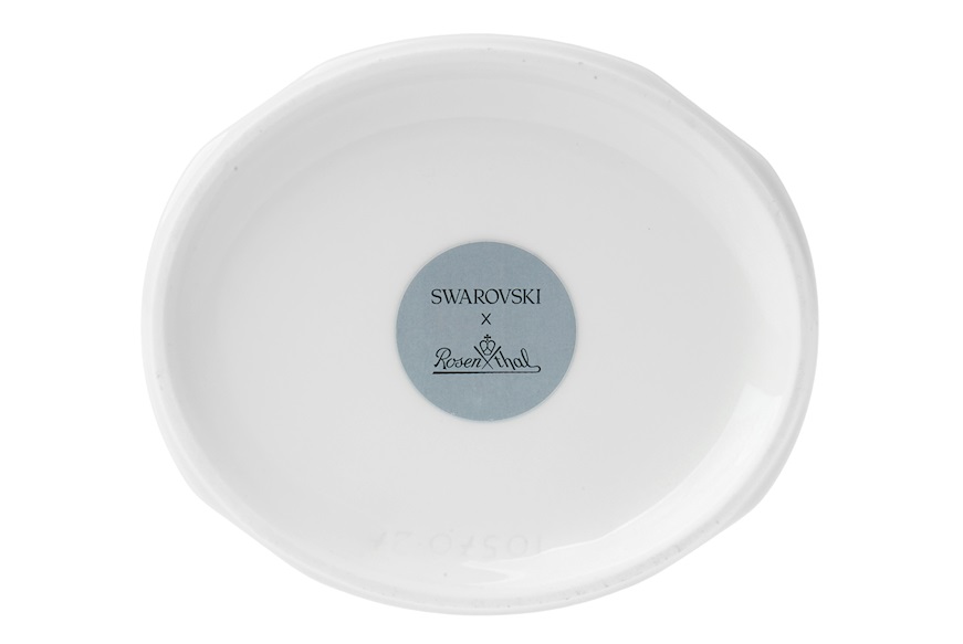 Vaso Signum Rose porcellana Swarovski x Rosenthal