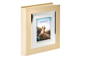 Album bilaminated Silver with picture frame Selezione Zanolli