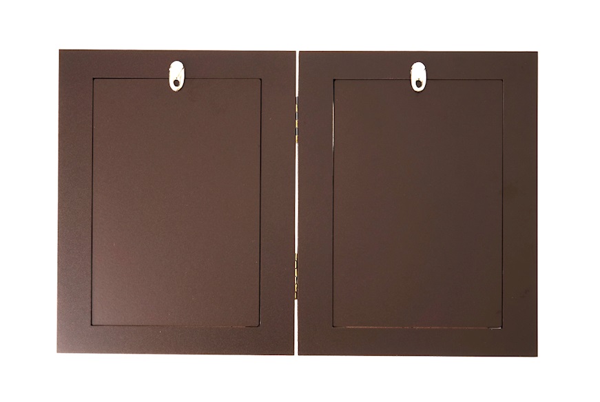 Double picture frame Milord bilaminated Silver Selezione Zanolli
