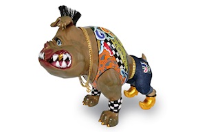 Bulldog Dozer L dipinto a mano Tom's Drag