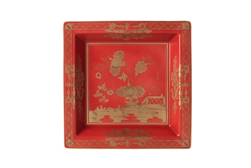 Svuotatasche Oriente Italiano Rubrum porcellana Richard Ginori