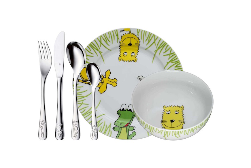 Baby set Safari porcelain 6 pieces WMF