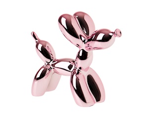 Figurina Cane palloncino max fuxia