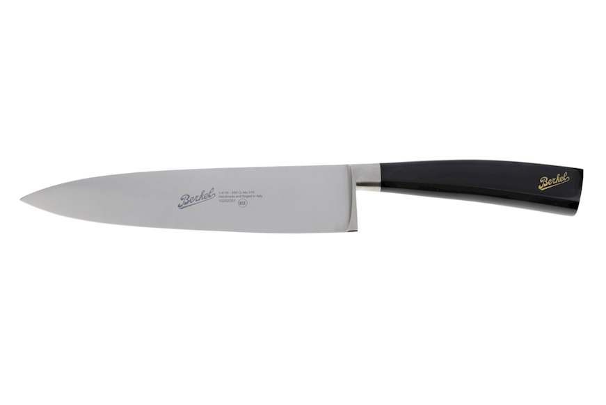Coltello cucina Elegance acciaio con manico nero Berkel