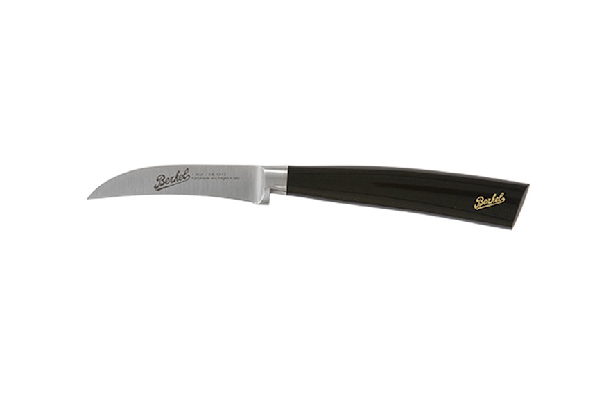 Spelucchino curvo Elegance acciaio con manico nero Berkel