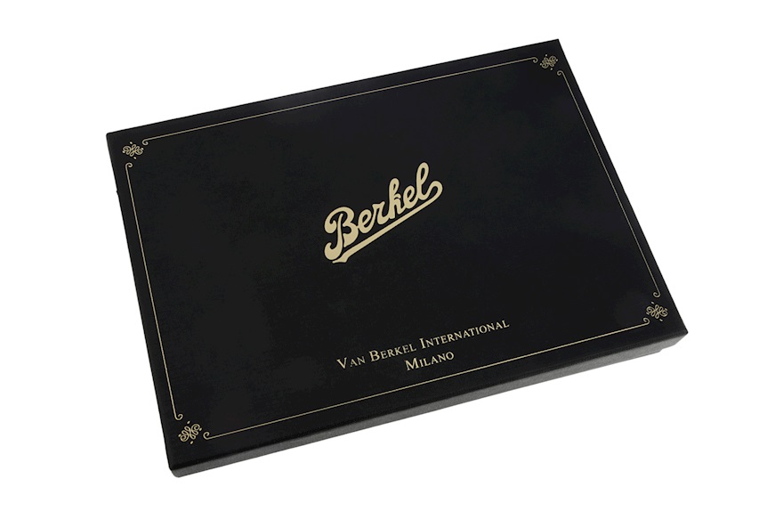 Set 6 pezzi coltelli bistecca Elegance acciaio con manico rosso Berkel