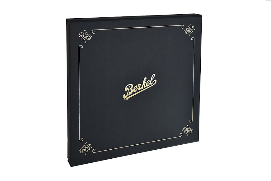 Set 6 pezzi coltelli bistecca Elegance acciaio con manico nero Berkel