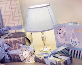 Lamp silver sky blue Selezione Zanolli