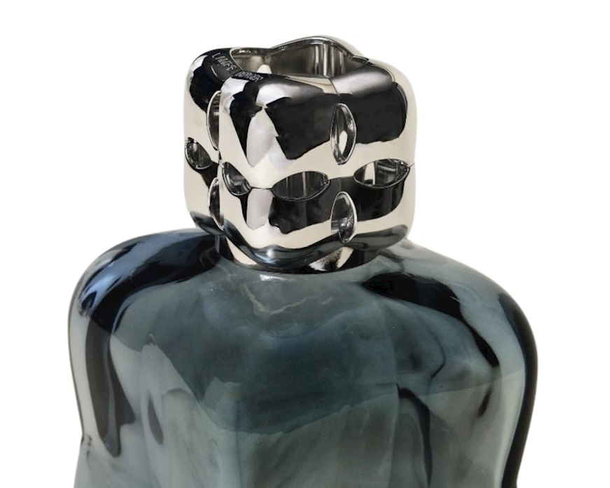 Gift pack lamp Cosy Bleue with 250 ml perfume Musc Cocoon Maison Berger Paris