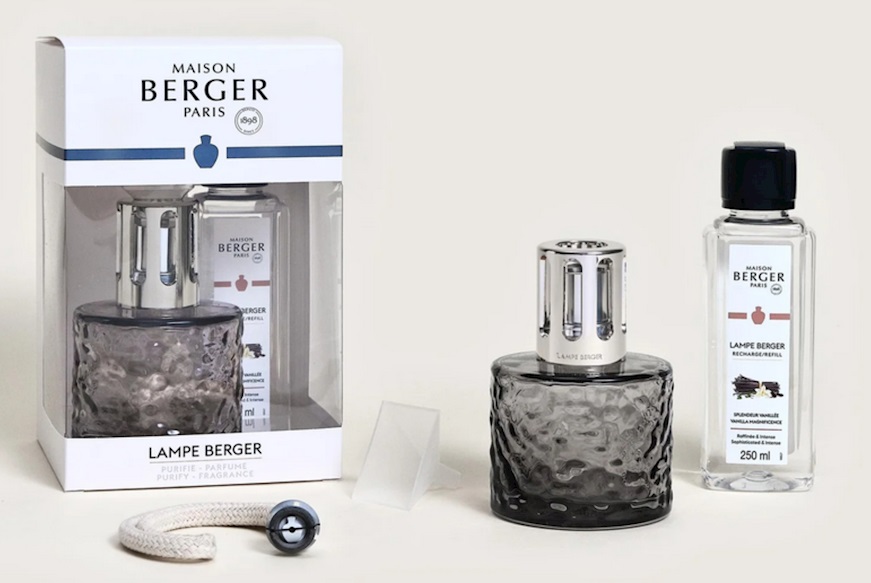 Cofanetto Lampada Catalitica Mirage Noire con profumo 250 ml Splendeur Vanille Maison Berger Paris