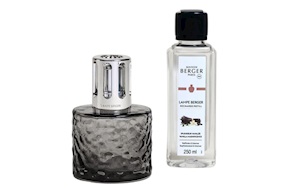 Gift pack lamp Mirage Noire with 250 ml perfume Splendeur Vanille Maison Berger Paris