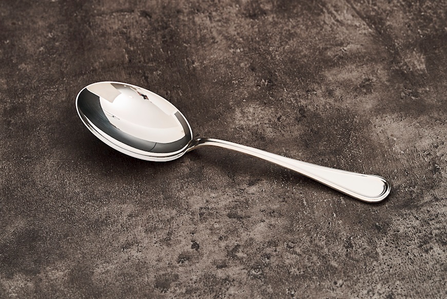 Cucchiaio risotto argento 190 grammi in stile Inglese usato ricondizionato Zanolli Vintage