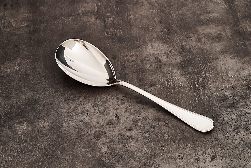 Cucchiaio risotto argento 195 grammi in stile Inglese usato ricondizionato Zanolli Vintage