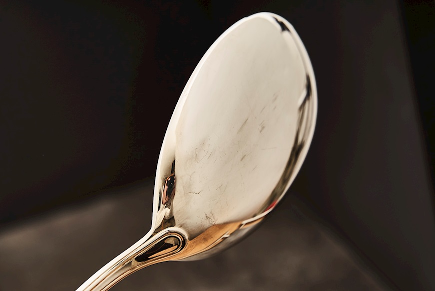 Cucchiaio risotto argento 195 grammi in stile Inglese usato ricondizionato Zanolli Vintage
