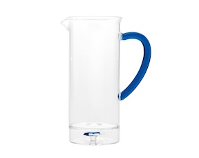 Caraffa Teca Mare pesce bicolor blu Zafferano