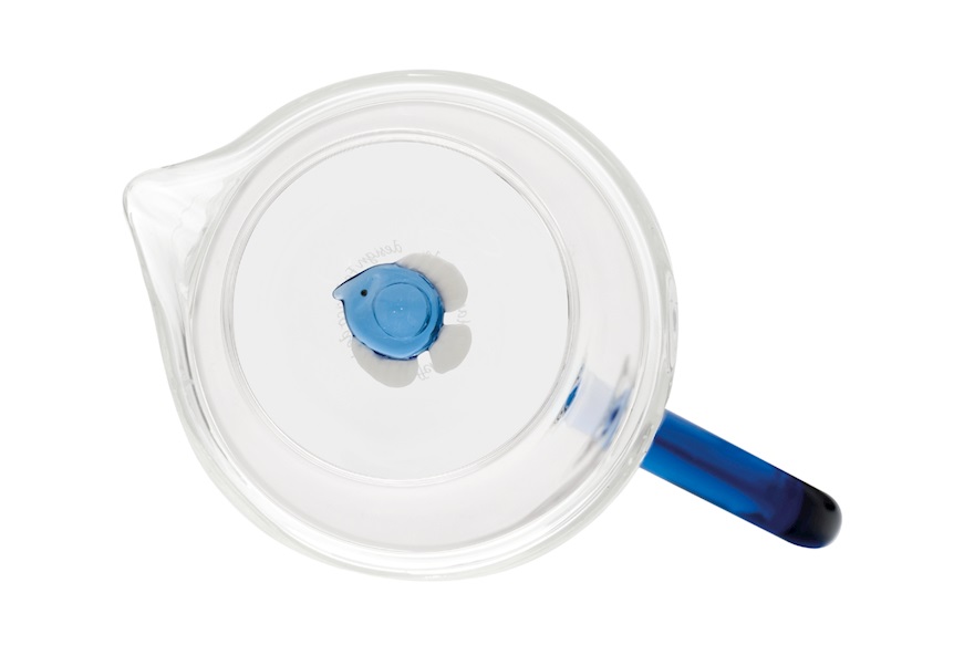 Pitcher Teca blue fish Zafferano