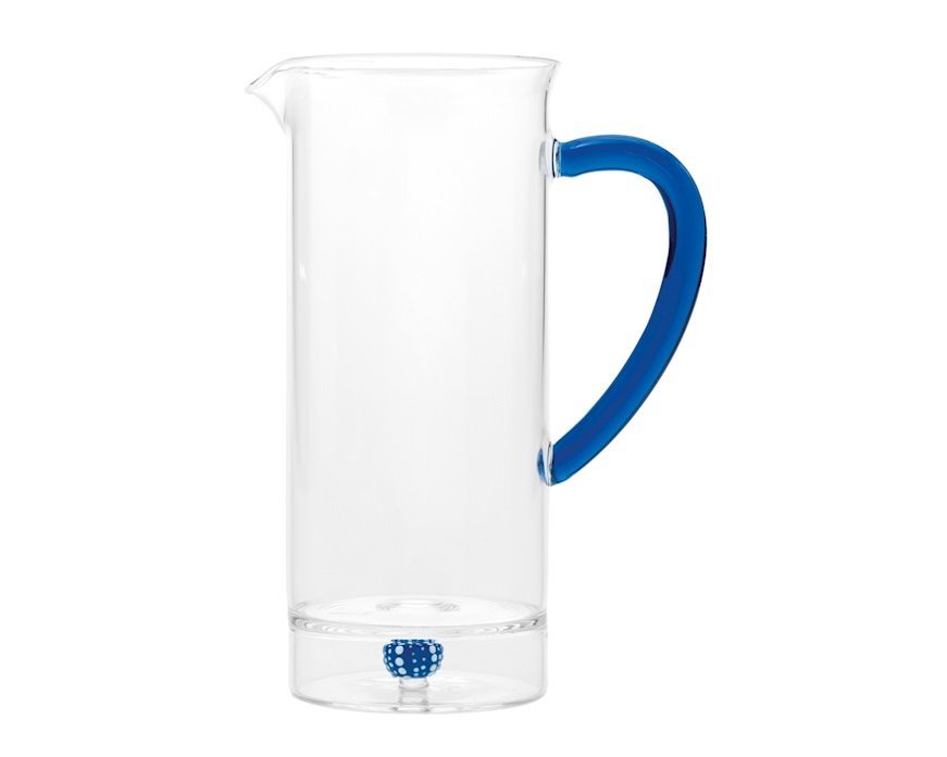 Caraffa Teca Mare corallo blu Zafferano