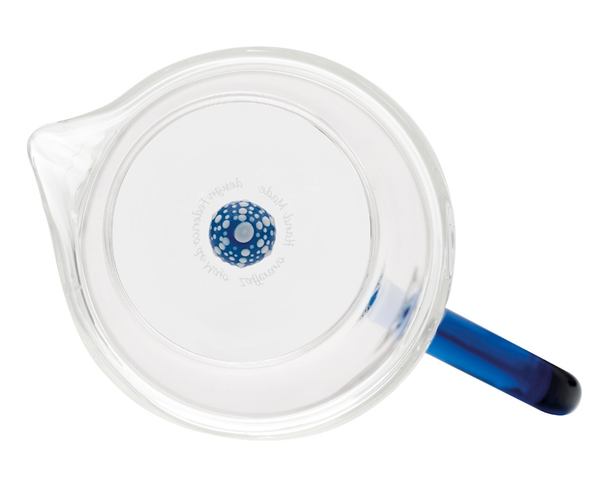 Caraffa Teca Mare corallo blu Zafferano