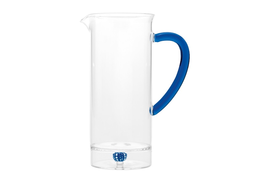 Caraffa Teca corallo blu Zafferano
