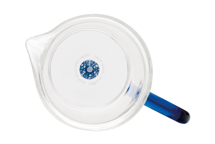 Caraffa Teca corallo blu Zafferano